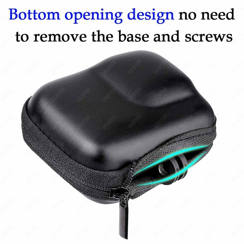 ULBTER Mini Storage Bag Case for GoPro Hero 12 11 10 9 Black + Hero12 Hero11 Hero10 Hero9 Rubber Lens Cap Cover  ULBTER Carrying Portable Boxes Accessory for go pro [2+1 Pack] - Image 4
